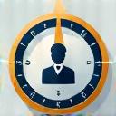 Symbolisk bild av en kompass som pekar mot en person-ikon.